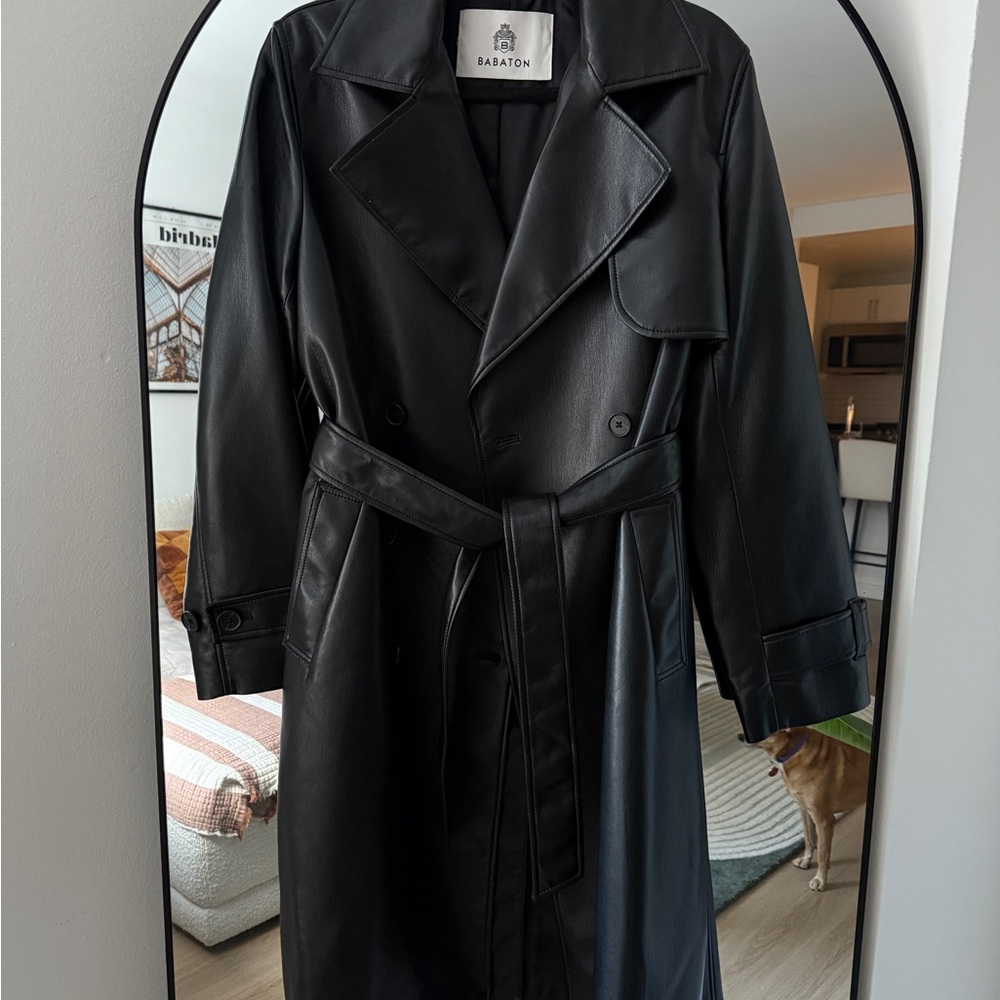 Babaton Black Trench Coat